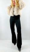 Faux fur creme color jacket